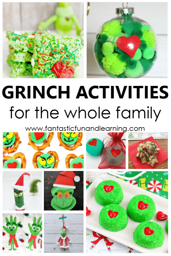 Grinch Activities-Fun ideas for Grinch family movie night or classroom Grinch Day
