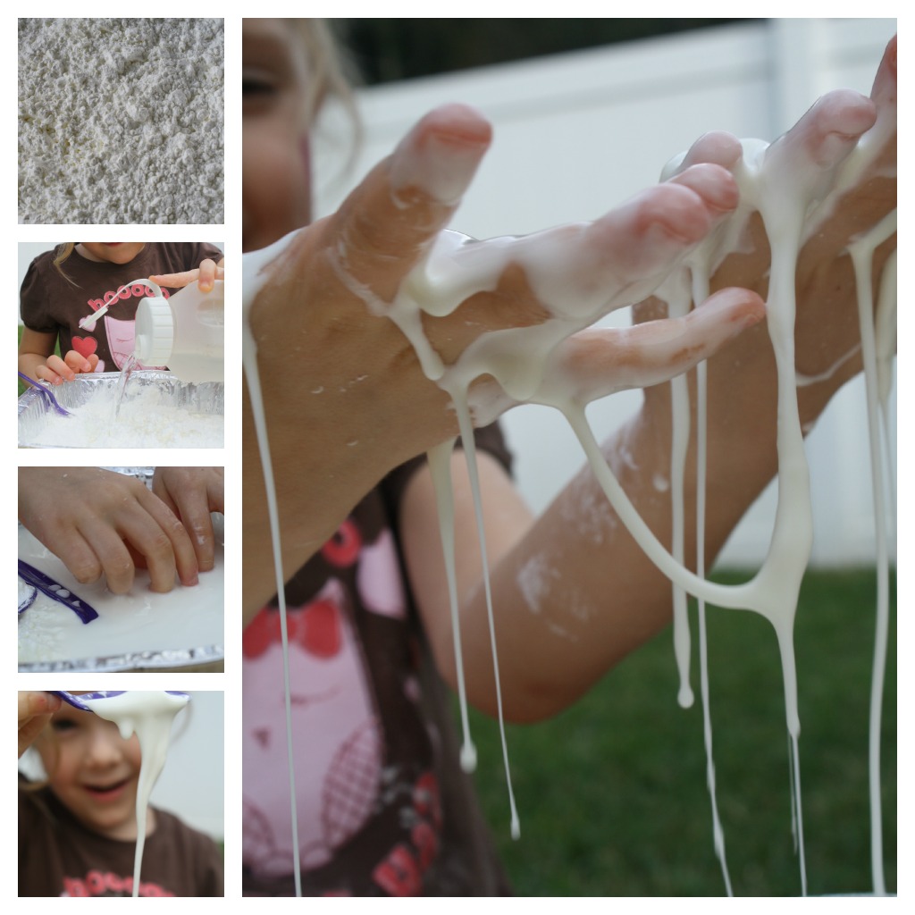 Cornstarch Sensory Play