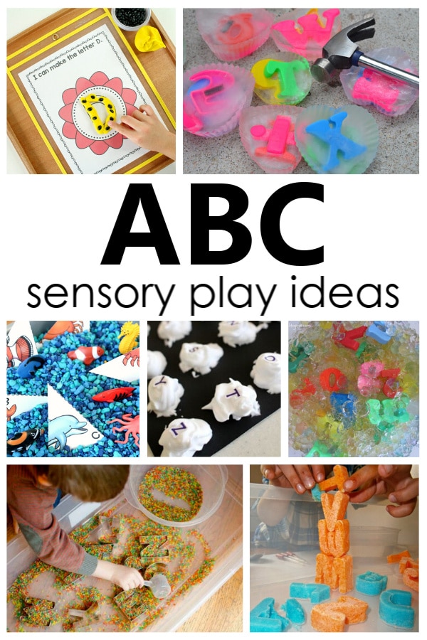 ABC Sensory Play Ideas