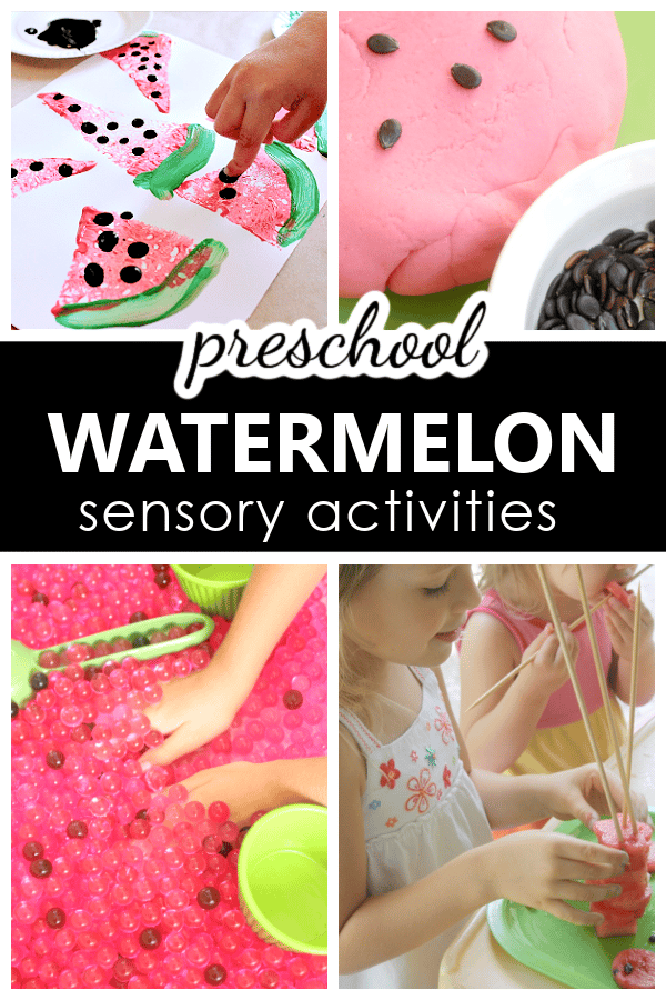 Hands-on Watermelon Sensory Play Activities for Preschool and PreK