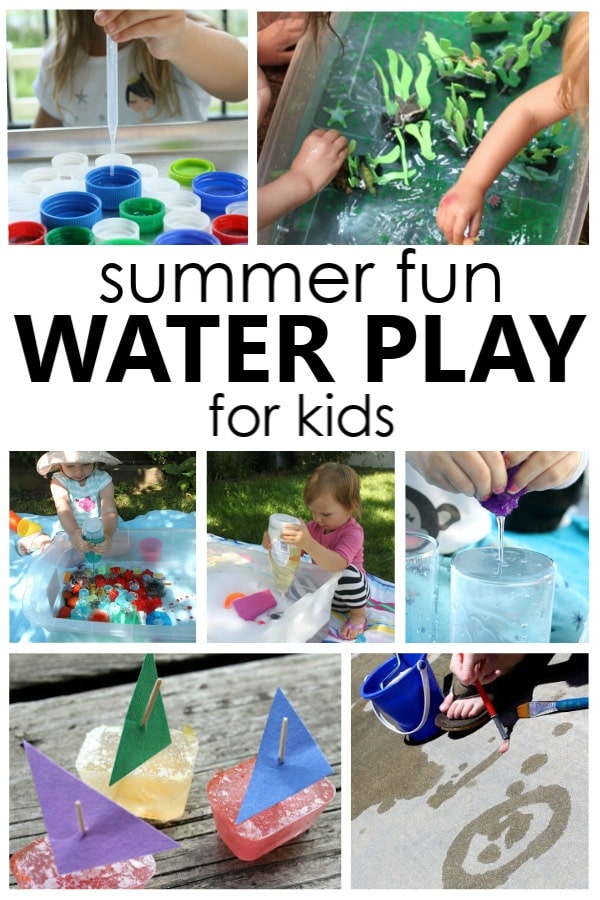 Summer Fun Water Play Activities for Toddlers and Preschoolers