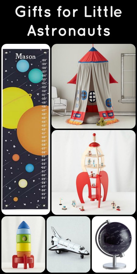 Gift Ideas for Little Astronauts...12 unique gifts for kids who love outer space