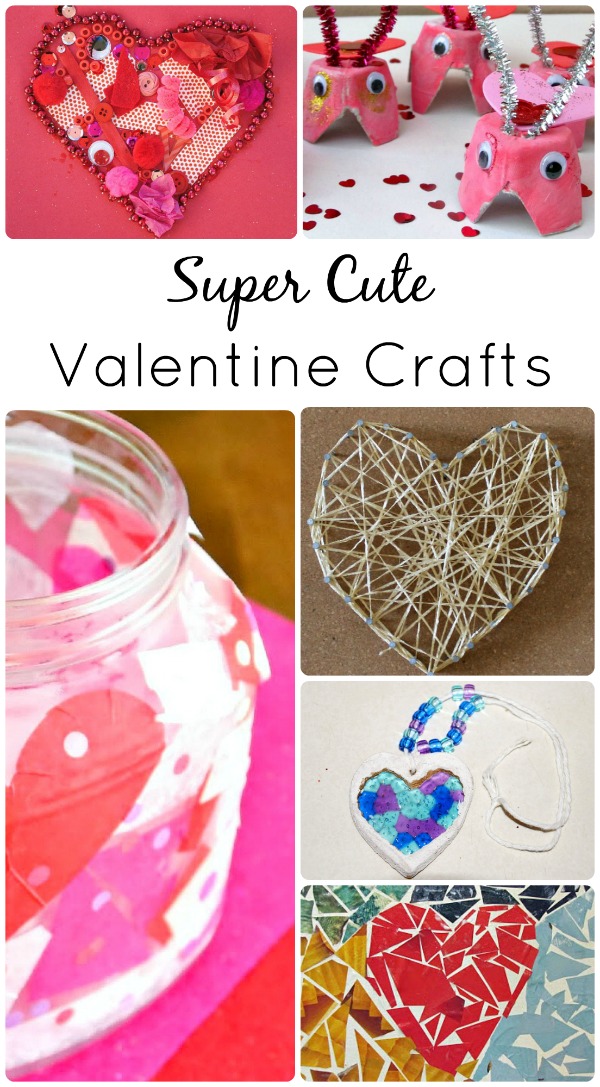 Super Cute Valentine Crafts for Kids