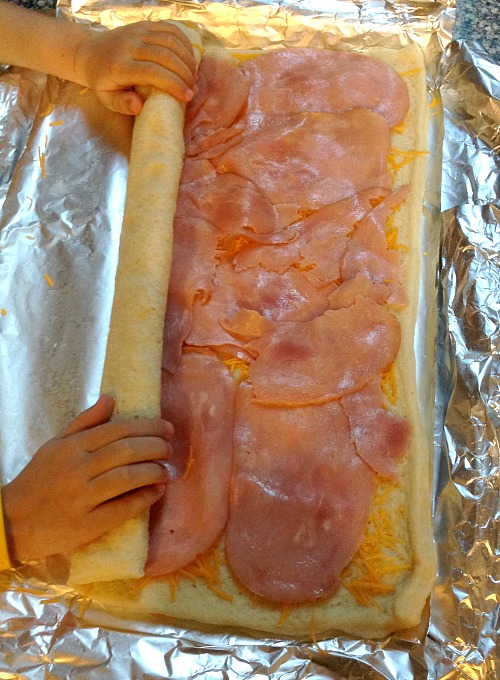 Rolling-Cooking with Kids-Ham and Cheese Roll-Ups