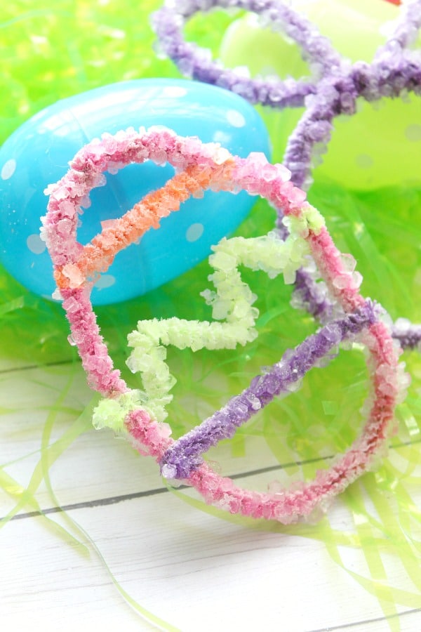Easy DIY Crystal Easter Egg Craft for Kids