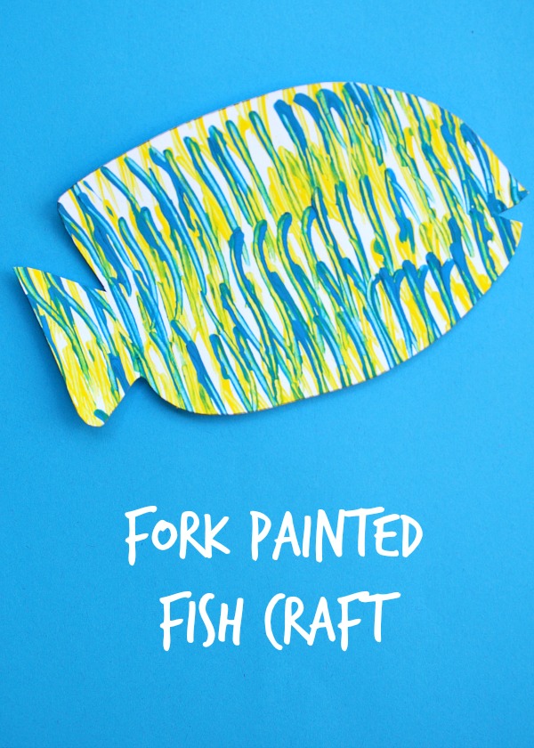 Fork Painted Fish Craft