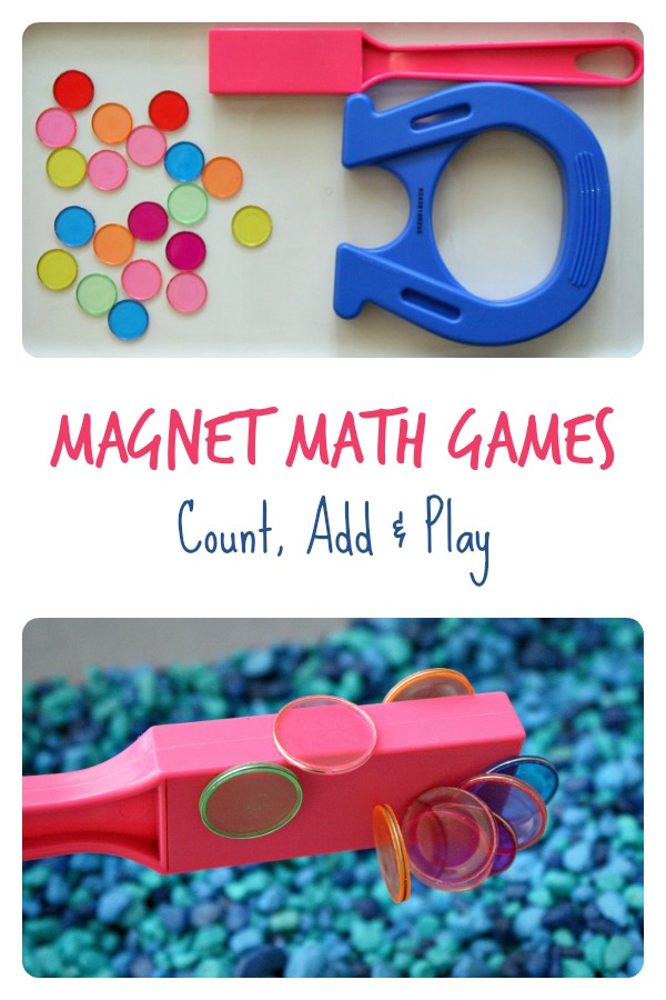 Magnet Math Games ~ Count Add and Play