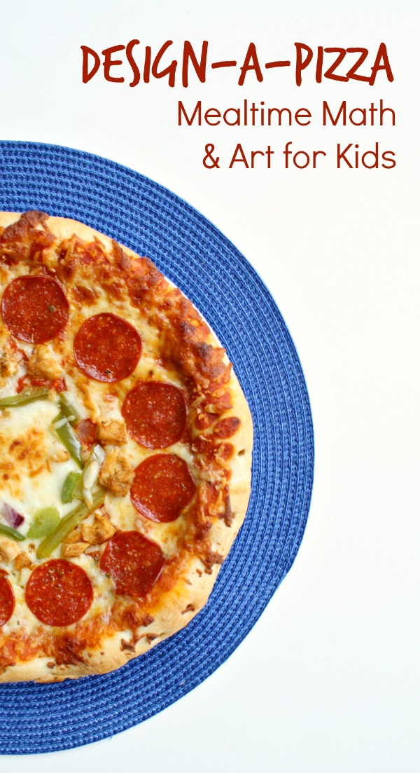 Design-A-Pizza~Mealtime Math and Art for Kids #DesignAPizza #Digiorno #shop