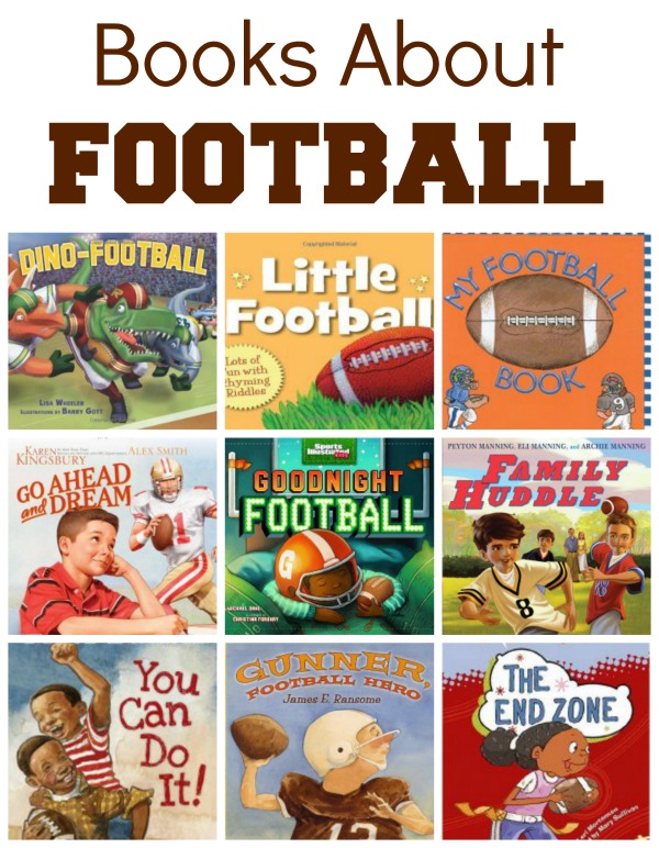 Books About Football~Over 50 footballk books for kids. Click through for the full list and book descriptions. 