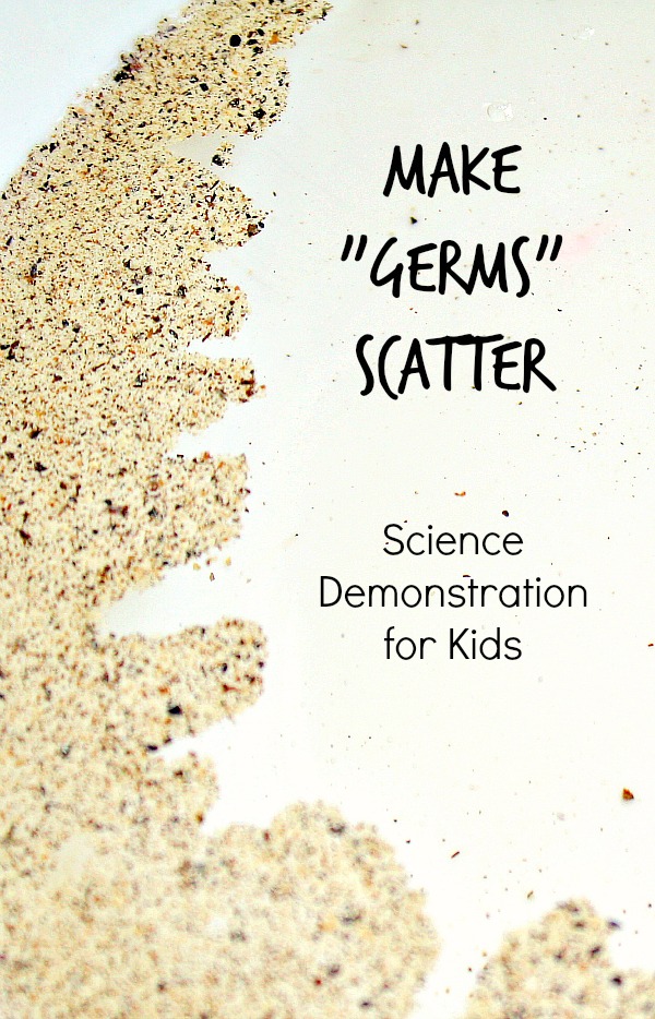 Make Germs Scatter~Simple Hand Washing Science Demonstration for Kids 