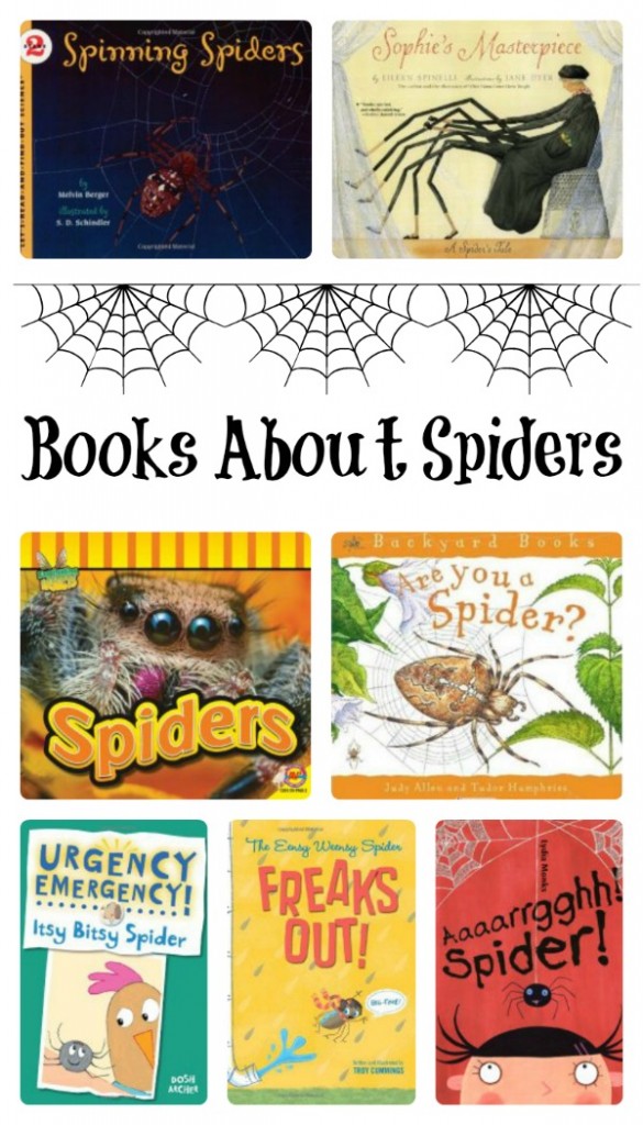 16 Fiction and Nonfiction Books About Spiders. Click through to see the full list with book summaries and activity suggestions