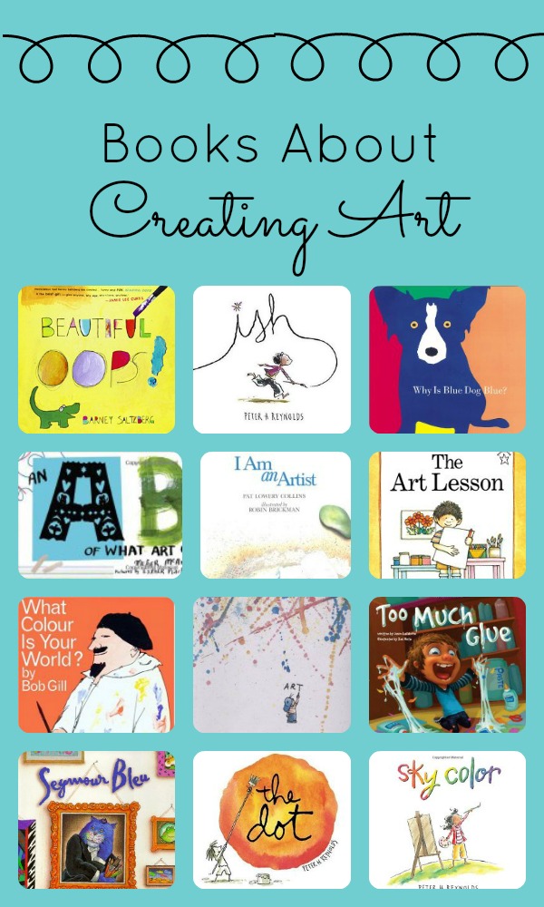 Books About Creating Art~Inspire your little artists' creativity with these great picture books about art