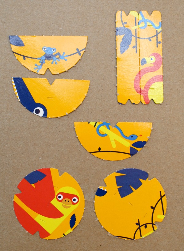 Cut-out pieces