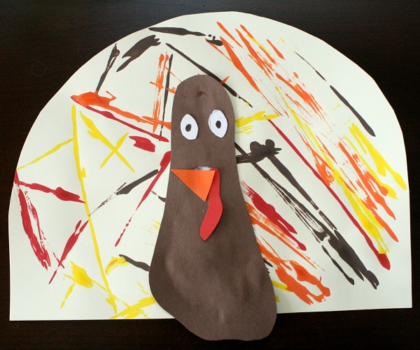 Turkey Craft made with process based painting technique