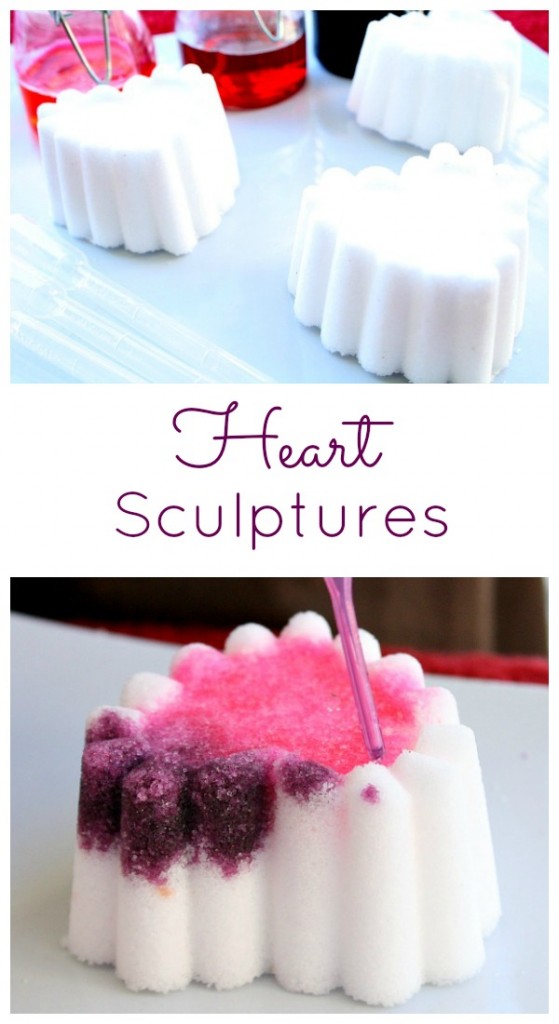 Heart Sculptures Screen-Free Activities for Kids