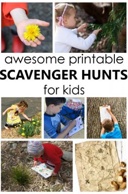 Awesome Free Printable Scavenger Hunts for Kids