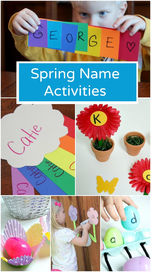 Spring Name Activities for Kids