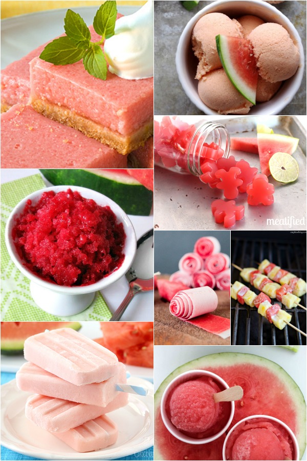 Watermelon Desserts and Treat Recipes for Summer