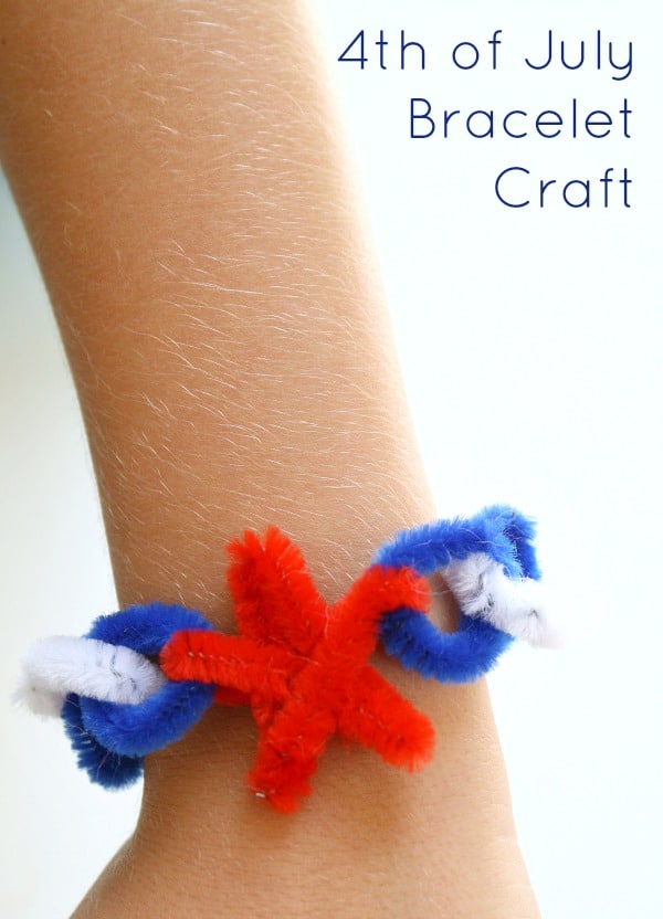 DIY Bracelet 4th of July Craft for Kids