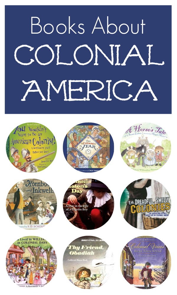 Books About Colonial America-Study about life in colonial America with these nonfiction picture books for kids