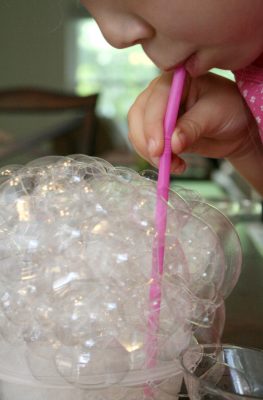Bubble Tower Science Experiment and a new book full of science experiments and activities for kids