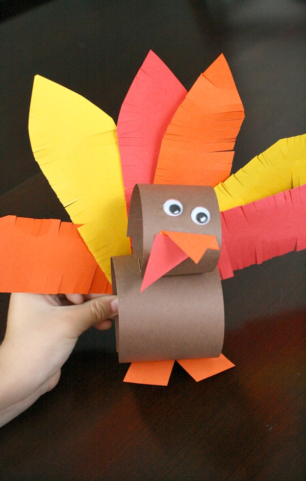 Paper Roll Thanksgiving Turkey Craft