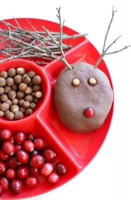 Chocolate Reindeer Play Dough Recipe and Invitation to Play