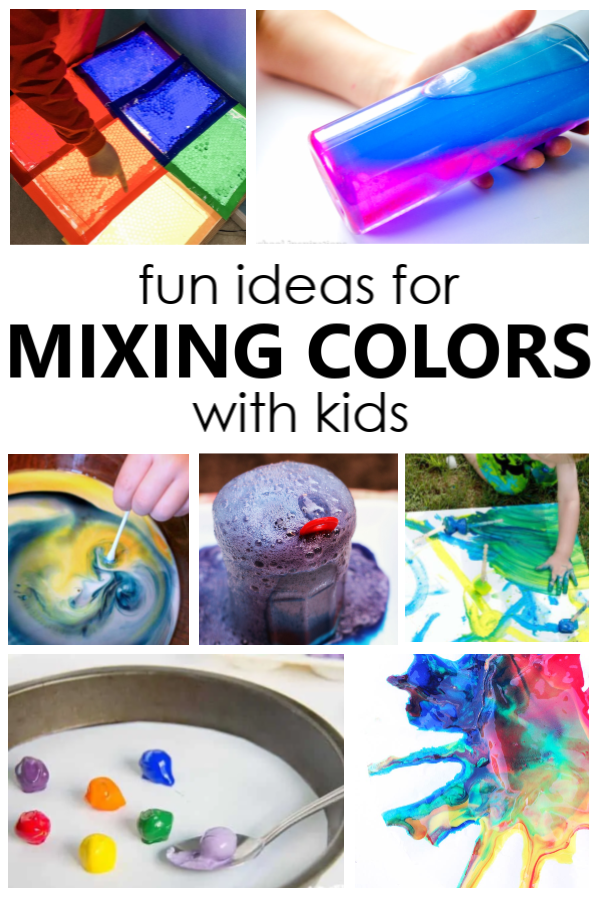 30 Creative Color Mixing Ideas-Use paint, water, slime and more to learn about color mixing with kids