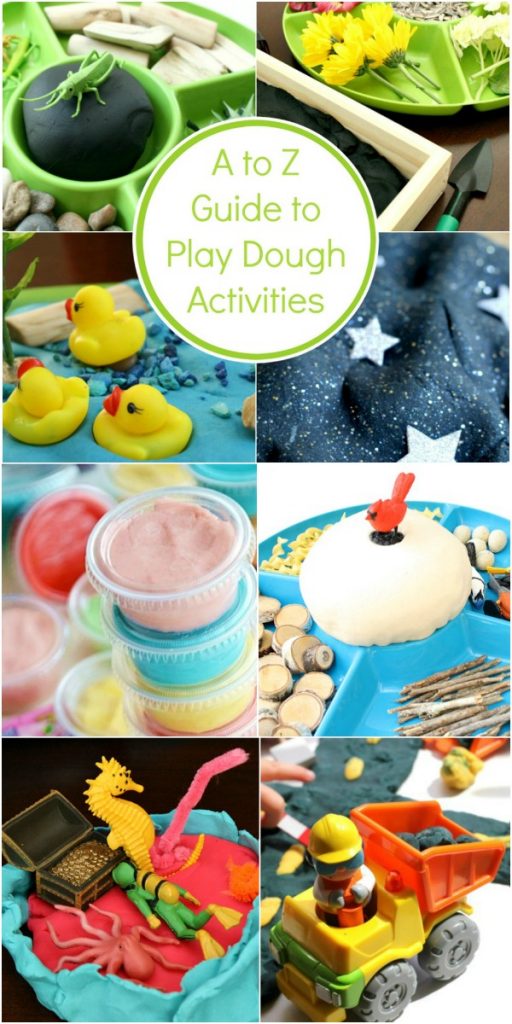 A to Z Guide to Play Dough Activities-Learn why we love using play dough in preschool and find play dough ideas for every letter of the alphabet