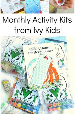 Monthly Activity Kits from Ivy Kids-These book-inspired subscription boxes are full of learning activities for kids ages 3-8
