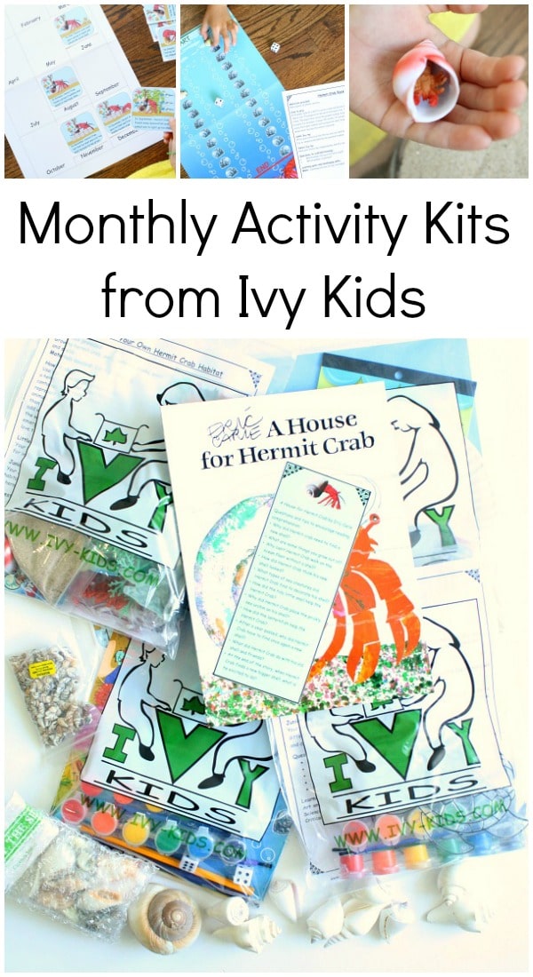 Monthly Activity Kits from Ivy Kids-These book-inspired subscription boxes are full of learning activities for kids ages 3-8