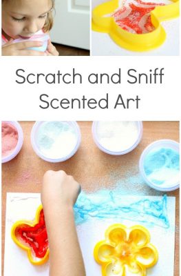 Scratch and Sniff Scented Art Activity for Kids