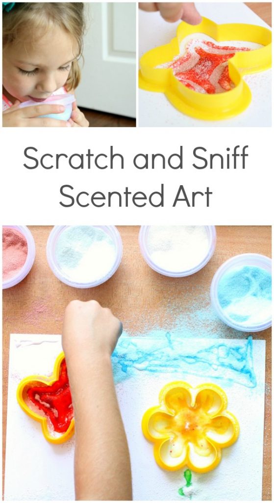 Scratch and Sniff Scented Art Activity for Kids