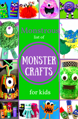 Monstrous List of Monster Crafts for Kids