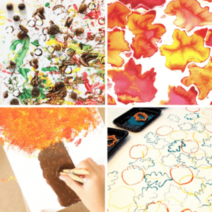 September Process Art Fall Fall Process Art for Kids - Fantastic Fun & Learning