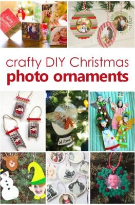 Crafty DIY Christmas Photo Ornament Crafts Kids Can Make