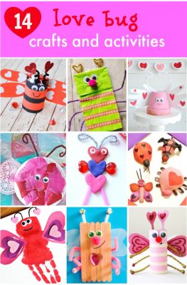 14 Adorable Love Bug Crafts and Activities for Kids. Perfect for Valentine's Day or Anytime!
