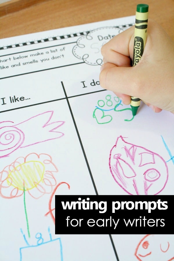 Writing prompts for kids-Tips for using writing prompts with beginning writers