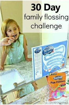 Get the whole family brushing and flossing together with a 30 Day Challenge