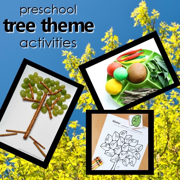 Preschool Tree Theme Activities for Kids