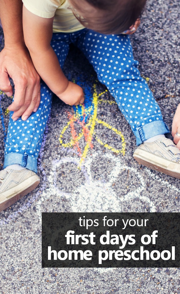 Here are a few tips for your first days of home preschool as you transition into your new preschool at home routine.