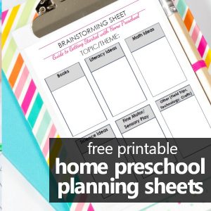 How to Create Home Preschool Lesson Plans - Fantastic Fun & Learning