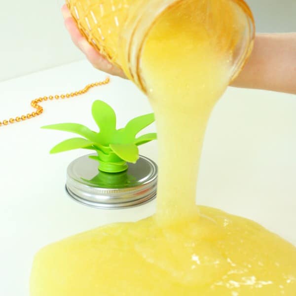 Pineapple Slime Recipe for Kids