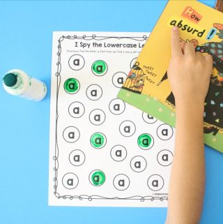 I Spy Scavenger Hunt ABC Games Alphabet Printables