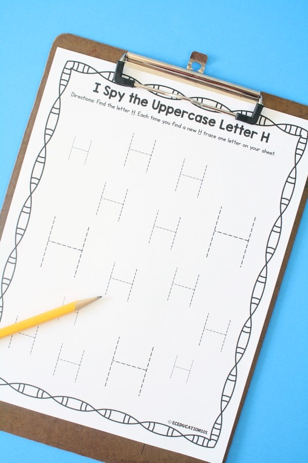 Trace the Letter Read and Write the Room Letter Scavenger Hunt