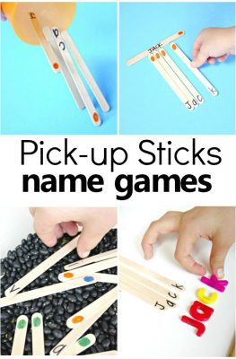 Quick Prep Name Games for PreK and Kindergarten #preschool #nameactivities