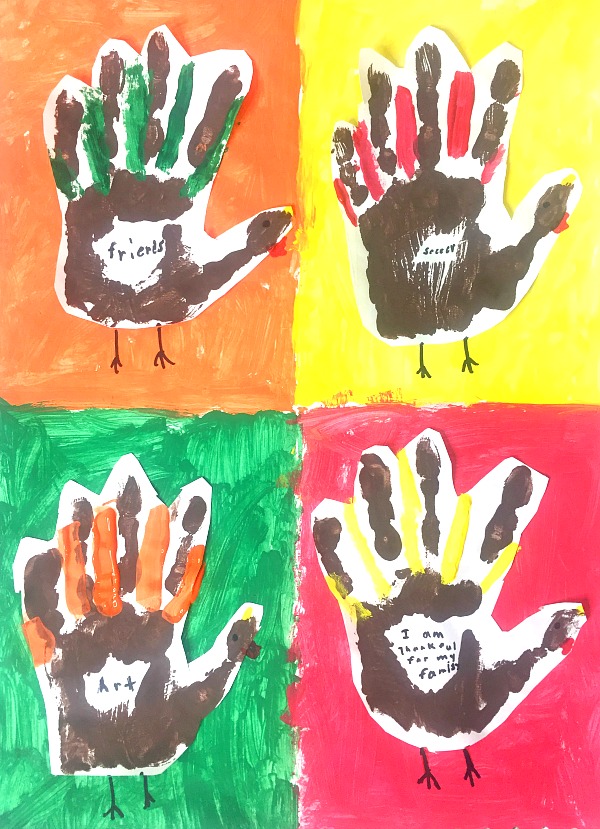 Kandinsky Thanksgiving Art Project for Kids