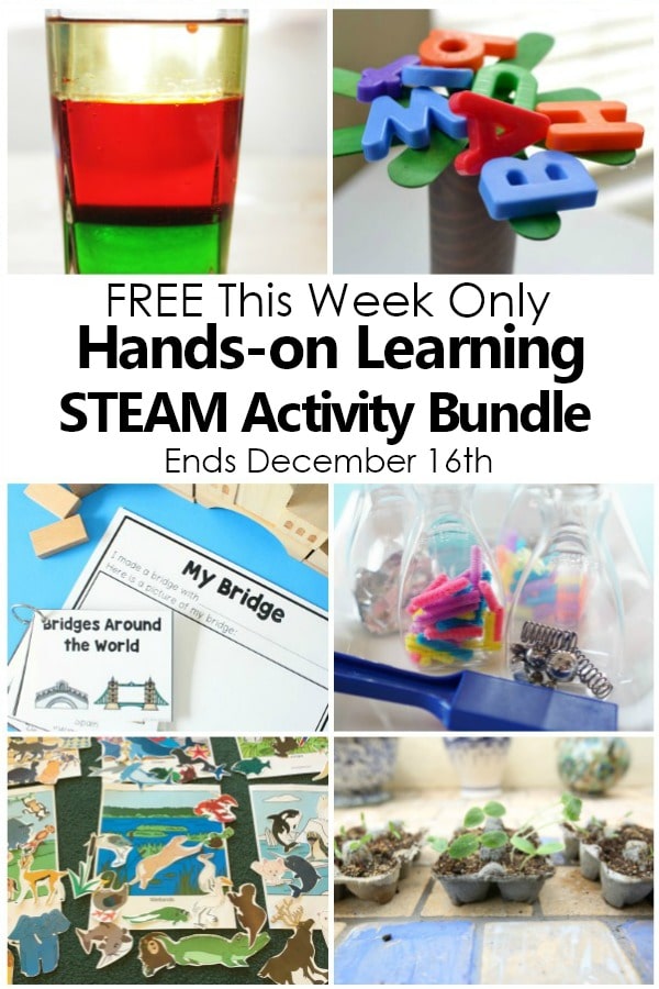 Free Preschool STEAM Bundle-Get your copy before December 16, 2018 #preschool #STEAM #kids #STEM #freeprintable #freebie