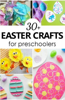 Easter Crafts for Kids-30 Preschool Easter Crafts Kids Can Make #easter #preschool #craftsforkids