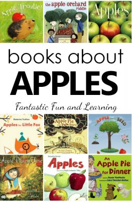Books About Apples-Preschool Apple Theme Book List #preschool #preschoolthemes #apples #booklist #kidlit